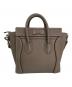 CELINE (セリーヌ) ラゲージ ナノショッパー グレージュ サイズ:ナノ：200000円