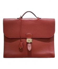HERMES（エルメス）の古着「サックアデペッシュ38/ブリーフケース/ビジネスバッグ」｜ルージュガランス
