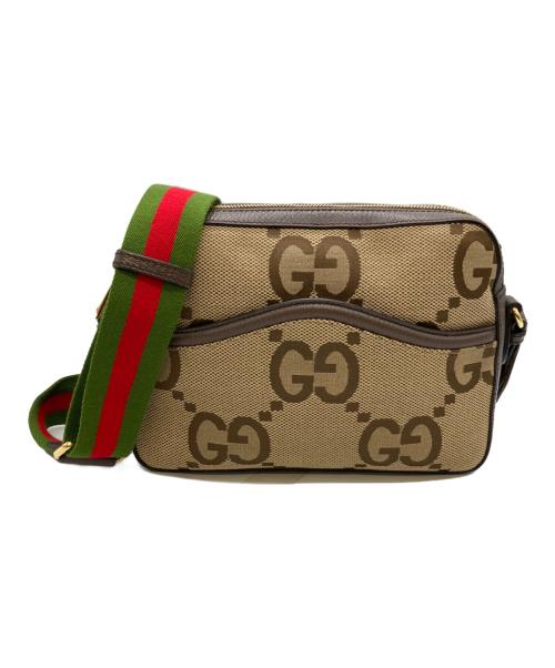 GUCCI（グッチ）GUCCI (グッチ) ジャンボGG　ショルダーバッグ ベージュの古着・服飾アイテム