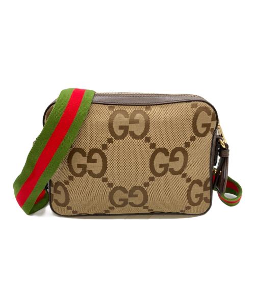 GUCCI（グッチ）GUCCI (グッチ) ジャンボGG　ショルダーバッグ ベージュの古着・服飾アイテム