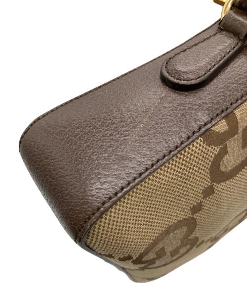 GUCCI（グッチ）GUCCI (グッチ) ジャンボGG　ショルダーバッグ ベージュの古着・服飾アイテム