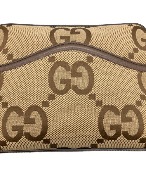 GUCCI（グッチ）GUCCI (グッチ) ジャンボGG　ショルダーバッグ ベージュの古着・服飾アイテム