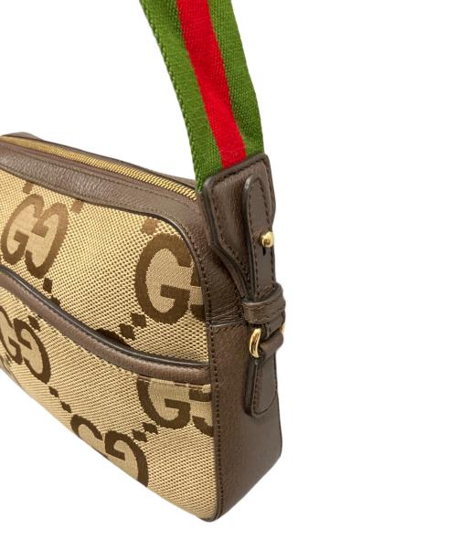 GUCCI（グッチ）GUCCI (グッチ) ジャンボGG　ショルダーバッグ ベージュの古着・服飾アイテム