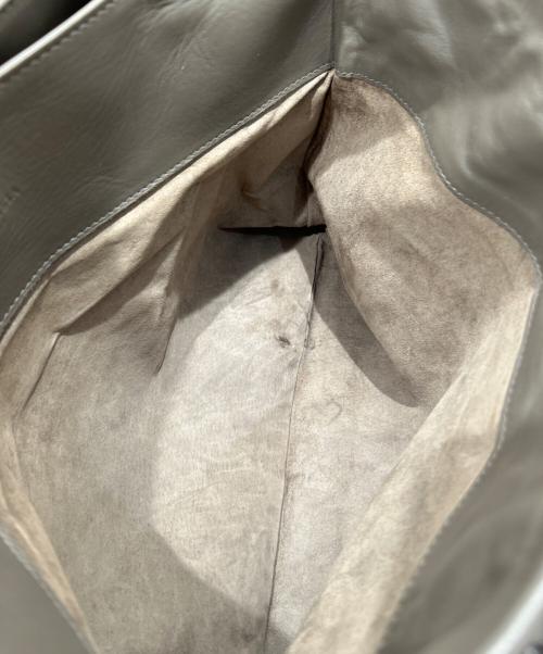 BOTTEGA VENETA（ボッテガベネタ）BOTTEGA VENETA (ボッテガベネタ) イントレチャートハンドバッグ グレー サイズ:-の古着・服飾アイテム