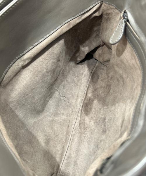 BOTTEGA VENETA（ボッテガベネタ）BOTTEGA VENETA (ボッテガベネタ) イントレチャートハンドバッグ グレー サイズ:-の古着・服飾アイテム