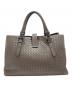 BOTTEGA VENETA (ボッテガベネタ) イントレチャートハンドバッグ グレー サイズ:-：150000円