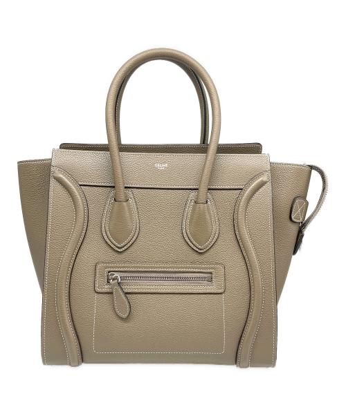 CELINE（セリーヌ）CELINE (セリーヌ) ラゲージ マイクロショッパー オリーブ サイズ:マイクロの古着・服飾アイテム