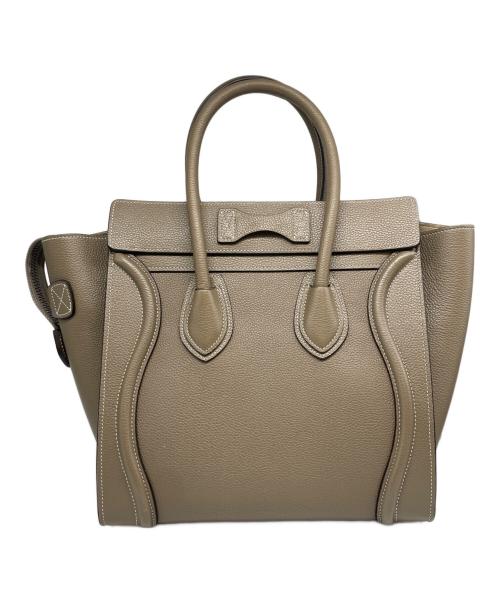 CELINE（セリーヌ）CELINE (セリーヌ) ラゲージ マイクロショッパー オリーブ サイズ:マイクロの古着・服飾アイテム