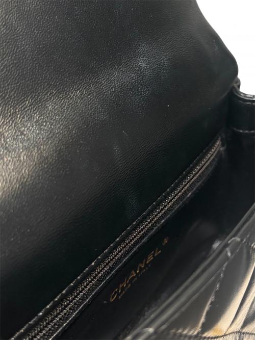 CHANEL（シャネル）CHANEL (シャネル) トップハンドルチェーンショルダーバッグ ブラックの古着・服飾アイテム