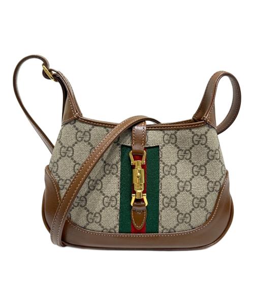 GUCCI（グッチ）GUCCI (グッチ) GGスプリーム　ジャッキー1961　637092 ベージュ サイズ:-の古着・服飾アイテム