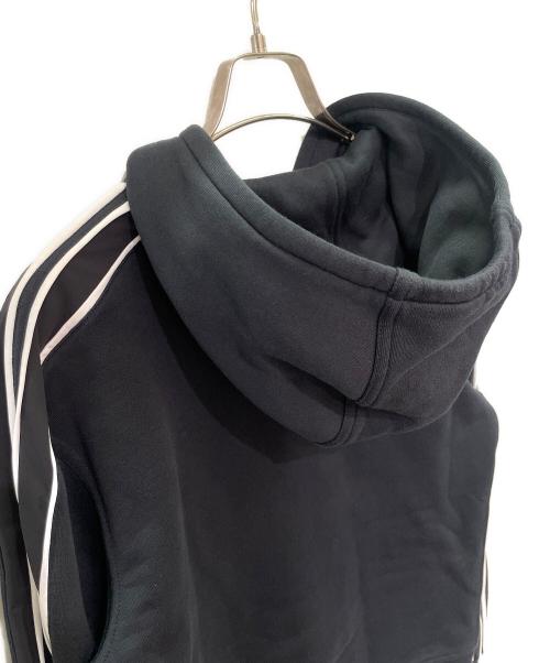 HERMES（エルメス）HERMES (エルメス) フーデッドジップアップ・パーカ 《ランH》 ブラック サイズ:Ｓの古着・服飾アイテム