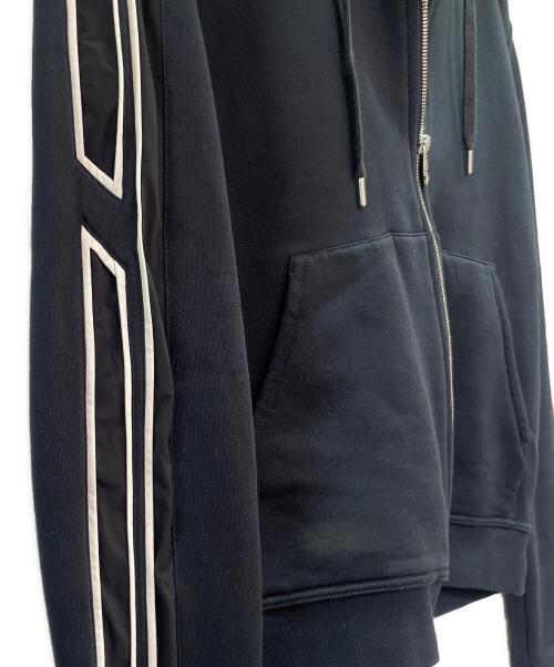 HERMES（エルメス）HERMES (エルメス) フーデッドジップアップ・パーカ 《ランH》 ブラック サイズ:Ｓの古着・服飾アイテム