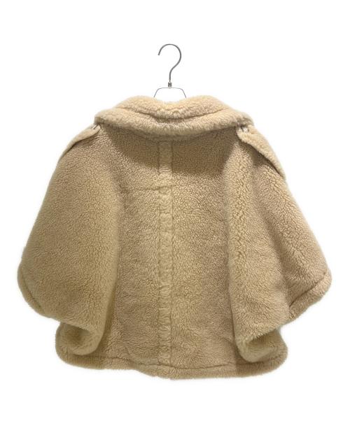 MaxMara（マックスマーラ）MaxMara (マックスマーラ) テディベアケープ ベージュ サイズ:Sの古着・服飾アイテム