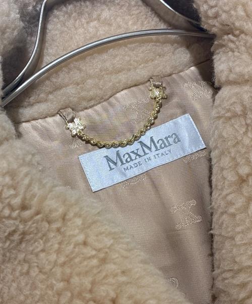 MaxMara（マックスマーラ）MaxMara (マックスマーラ) テディベアケープ ベージュ サイズ:Sの古着・服飾アイテム