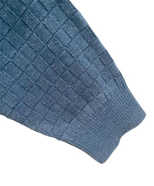 LOUIS VUITTON（ルイ ヴィトン）LOUIS VUITTON (ルイ ヴィトン) ダミエジップアップニット ネイビー サイズ:Mの古着・服飾アイテム