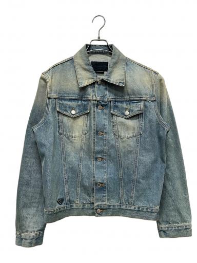 中古・古着通販】PRADA (プラダ) ロゴプレートデニムジャケット