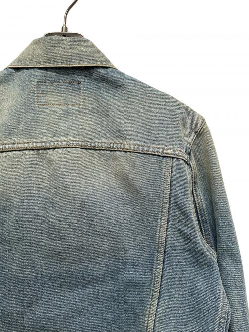 PRADA（プラダ）PRADA (プラダ) ロゴプレートデニムジャケット インディゴ サイズ:Mの古着・服飾アイテム