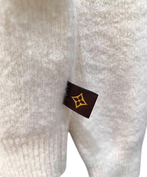LOUIS VUITTON（ルイ ヴィトン）LOUIS VUITTON (ルイ ヴィトン) ウールブラッシュドニット アイボリー サイズ:Ｍの古着・服飾アイテム