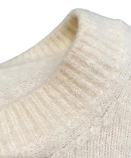 LOUIS VUITTON（ルイ ヴィトン）LOUIS VUITTON (ルイ ヴィトン) ウールブラッシュドニット アイボリー サイズ:Ｍの古着・服飾アイテム