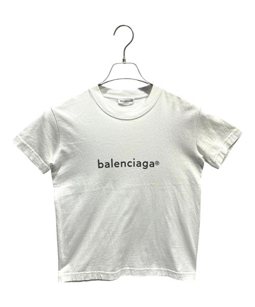 BALENCIAGA（バレンシアガ）BALENCIAGA (バレンシアガ) ロゴTシャツ ホワイト サイズ:Sの古着・服飾アイテム
