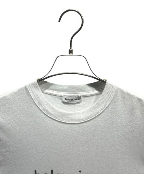BALENCIAGA（バレンシアガ）BALENCIAGA (バレンシアガ) ロゴTシャツ ホワイト サイズ:Sの古着・服飾アイテム