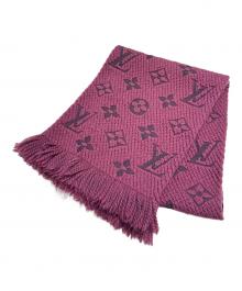 LOUIS VUITTON（ルイ ヴィトン）の古着「モノグラムマフラー　	413287」｜パープル