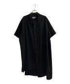 Yohji Yamamoto pour hommeヨウジヤマモト プールオム）の古着「オーバーサイズシャツ」｜ブラック
