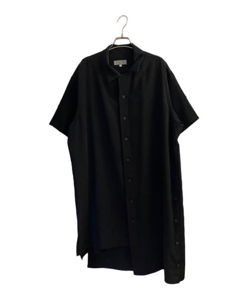 Yohji Yamamoto pour homme（ヨウジヤマモト プールオム）Yohji Yamamoto pour homme (ヨウジヤマモト プールオム) オーバーサイズシャツ ブラック サイズ:2の古着・服飾アイテム