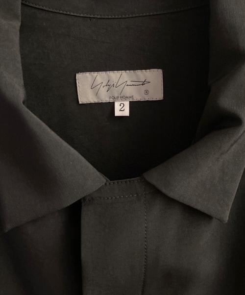 Yohji Yamamoto pour homme（ヨウジヤマモト プールオム）Yohji Yamamoto pour homme (ヨウジヤマモト プールオム) オーバーサイズシャツ ブラック サイズ:2の古着・服飾アイテム