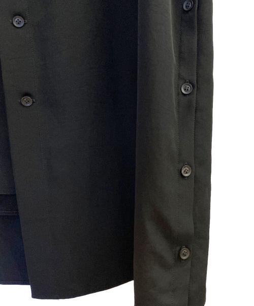 Yohji Yamamoto pour homme（ヨウジヤマモト プールオム）Yohji Yamamoto pour homme (ヨウジヤマモト プールオム) オーバーサイズシャツ ブラック サイズ:2の古着・服飾アイテム