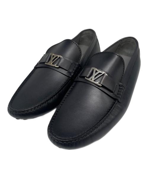 LOUIS VUITTON（ルイ ヴィトン）LOUIS VUITTON (ルイ ヴィトン) ドライビングシューズ ブラック サイズ:7 1/2の古着・服飾アイテム
