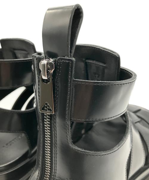 BOTTEGA VENETA（ボッテガベネタ）BOTTEGA VENETA (ボッテガベネタ) グラディエーターサンダル ブラック サイズ:37の古着・服飾アイテム