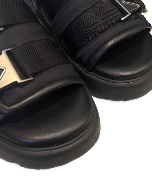 BOTTEGA VENETA（ボッテガベネタ）BOTTEGA VENETA (ボッテガベネタ) フラッシュ サンダル ブラック サイズ:42の古着・服飾アイテム