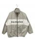 BALENCIAGA（バレンシアガ）の古着「オーバーサイズド ジップアップロゴナイロンジャケット」｜グレー