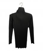 PLEATS PLEASEプリーツプリーズ）の古着「プリーツカットソー」｜ブラック