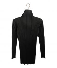 PLEATS PLEASE（プリーツプリーズ）の古着「プリーツカットソー」｜ブラック