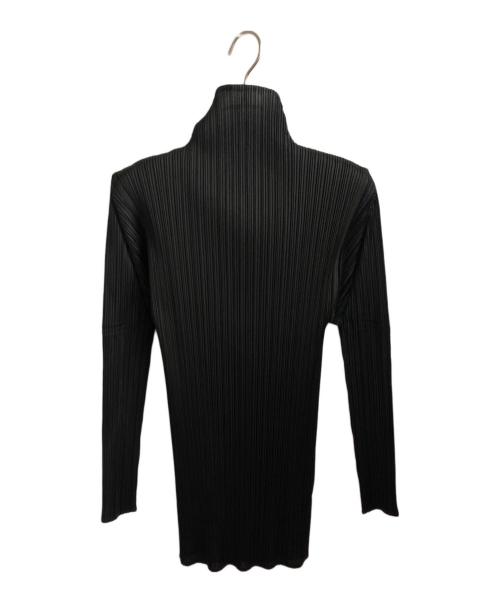 PLEATS PLEASE（プリーツプリーズ）PLEATS PLEASE (プリーツプリーズ) プリーツカットソー ブラック サイズ:3の古着・服飾アイテム