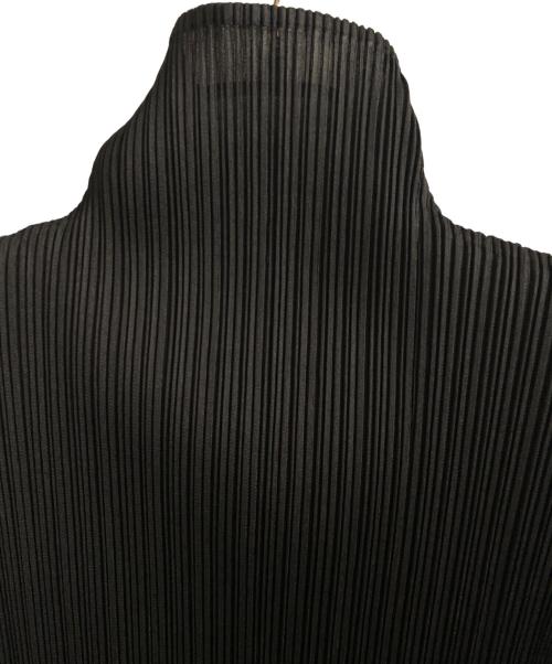 PLEATS PLEASE（プリーツプリーズ）PLEATS PLEASE (プリーツプリーズ) プリーツカットソー ブラック サイズ:3の古着・服飾アイテム