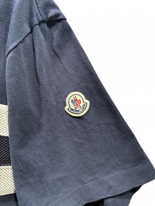 MONCLER（モンクレール）MONCLER (モンクレール) ロゴTシャツ ネイビー サイズ:XLの古着・服飾アイテム