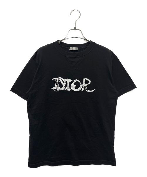 Dior（ディオール）Dior (ディオール) ロゴTシャツ ブラック サイズ:Ｓの古着・服飾アイテム