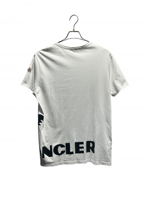 MONCLER（モンクレール）MONCLER (モンクレール) ロゴTシャツ/E20918046150 V8043 ホワイト サイズ:Lの古着・服飾アイテム
