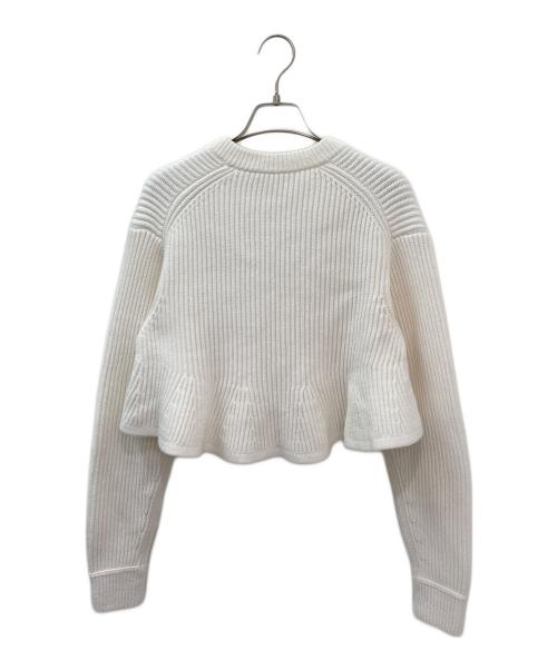 ALEXANDER WANG（アレキサンダー・ワン）ALEXANDER WANG (アレキサンダー・ワン) ローゲージニット ホワイト サイズ:XSの古着・服飾アイテム