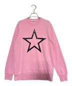 GIVENCHYジバンシィ）の古着「Graphic print crew neck sweatshirt」｜ピンク