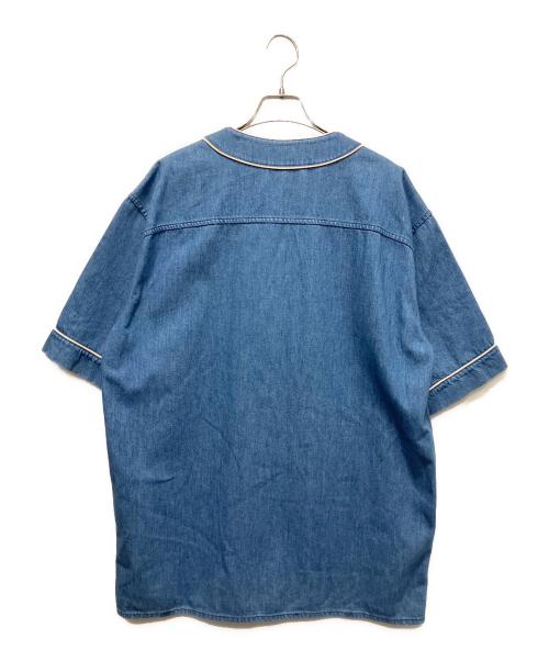 GUCCI（グッチ）GUCCI (グッチ) ベースボールデニムシャツ/半袖シャツ サイズ:44の古着・服飾アイテム