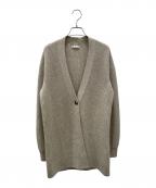 HERMESエルメス）の古着「ケーブルニットカーディガン」｜ベージュ