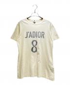 Christian Diorクリスチャン ディオール）の古着「JA'DIOR 8 Logo T-Shirt/JA'DIOR 8 ロゴ Tシャツ/843T03TC428」｜アイボリー