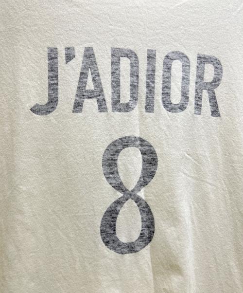 Christian Dior（クリスチャン ディオール）Christian Dior (クリスチャン ディオール) JA'DIOR 8 Logo T-Shirt/JA'DIOR 8 ロゴ Tシャツ/843T03TC428 アイボリー サイズ:Mの古着・服飾アイテム