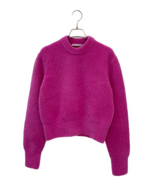 ALEXANDER WANG（アレキサンダー・ワン）ALEXANDER WANG (アレキサンダー・ワン) ケーブルニット ショッキングピンク サイズ:Mの古着・服飾アイテム