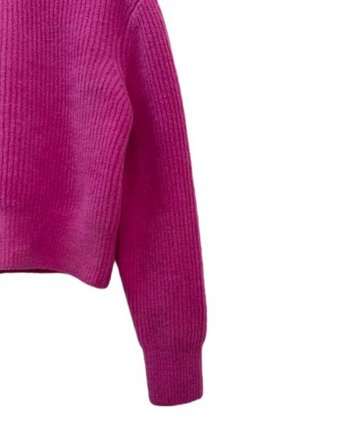 ALEXANDER WANG（アレキサンダー・ワン）ALEXANDER WANG (アレキサンダー・ワン) ケーブルニット ショッキングピンク サイズ:Mの古着・服飾アイテム