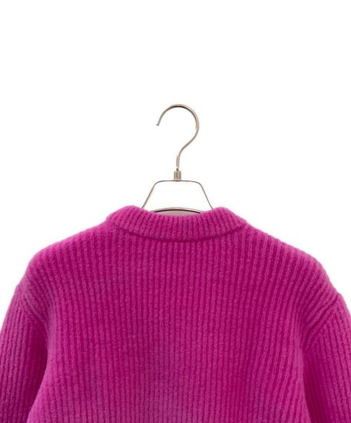 ALEXANDER WANG（アレキサンダー・ワン）ALEXANDER WANG (アレキサンダー・ワン) ケーブルニット ショッキングピンク サイズ:Mの古着・服飾アイテム